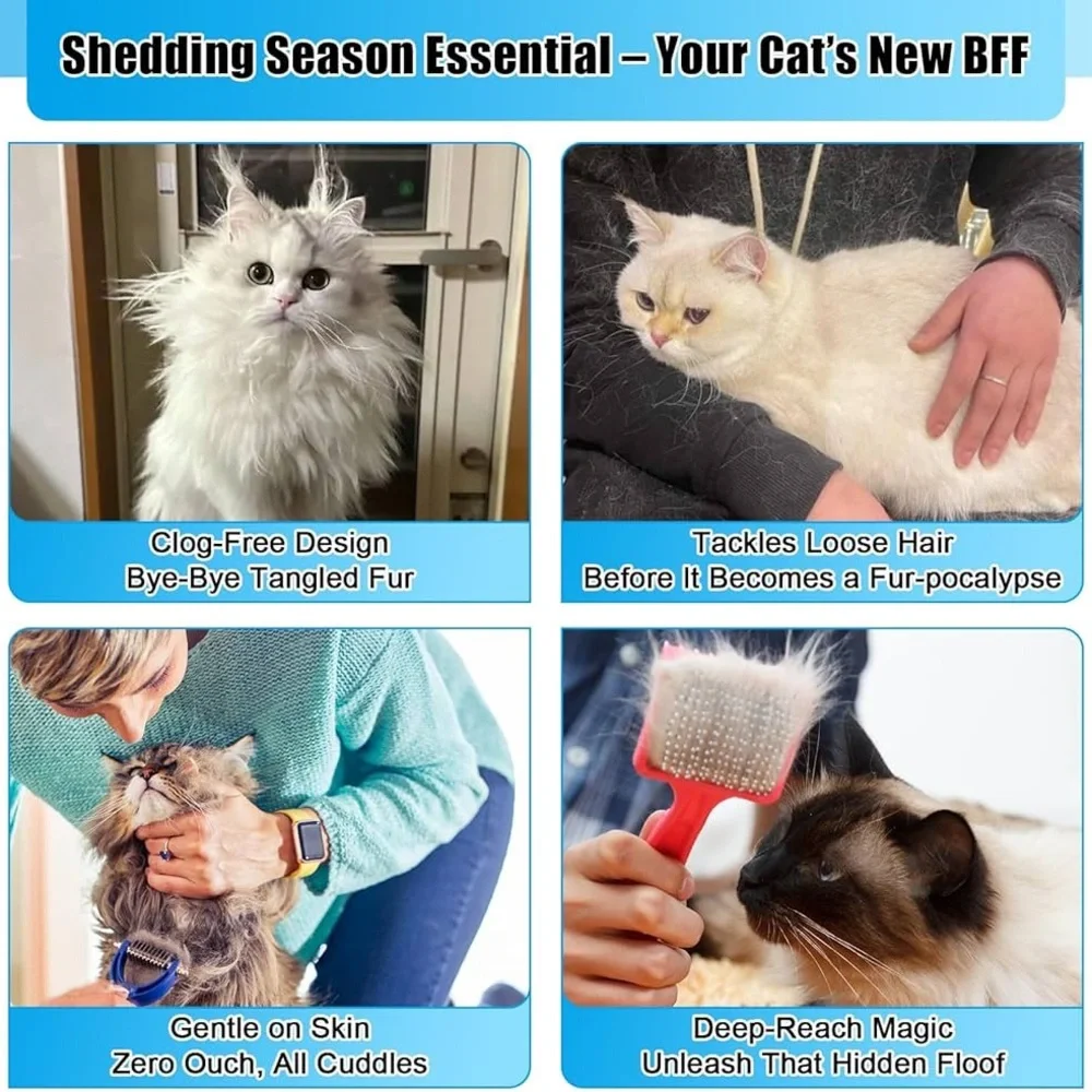 Free when bundled New 2 pet Pink and Blue hair brush